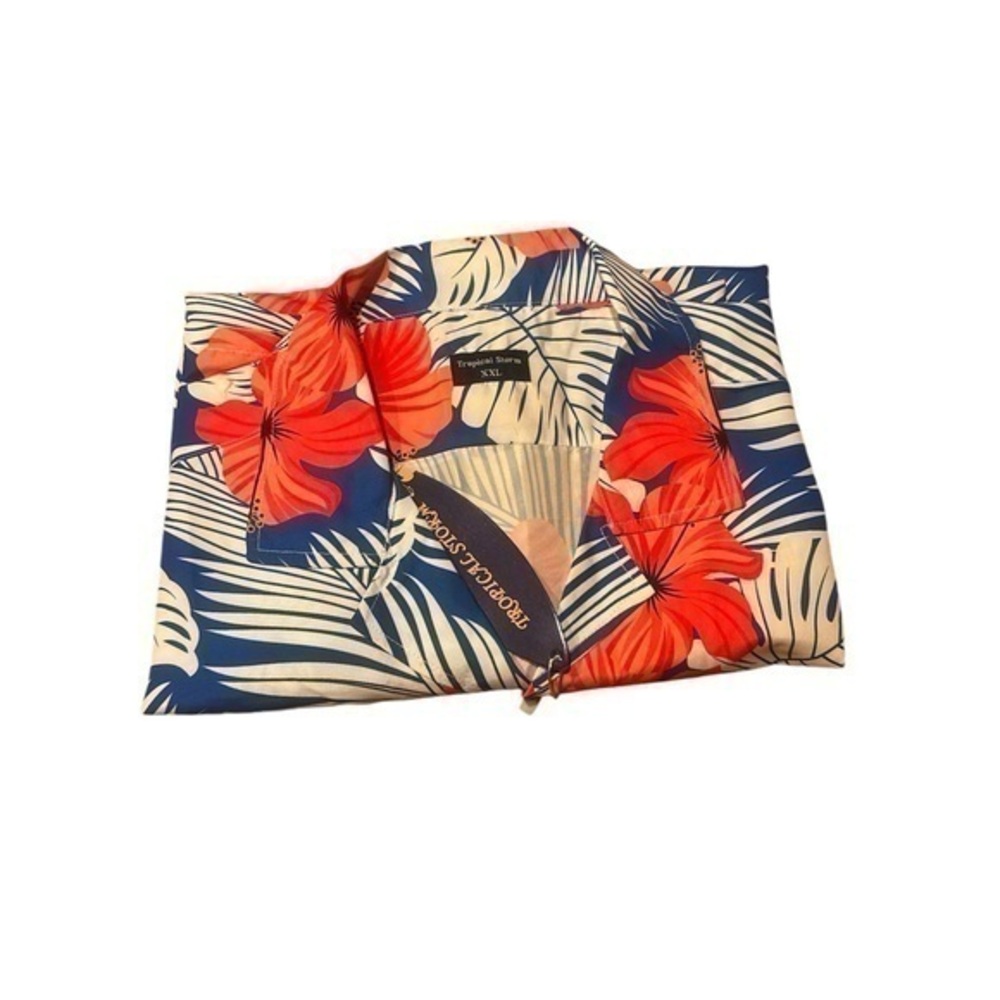 Tropical Storm Men’s Hawaiian Dress Shirt - XXL